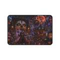 Spooky Carnival Halloween Desk Mat — Haunted Ferris Wheel Nightscape