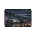 Racing Night Desk Mat — Skyline Drift Sports Car Mouse Pad