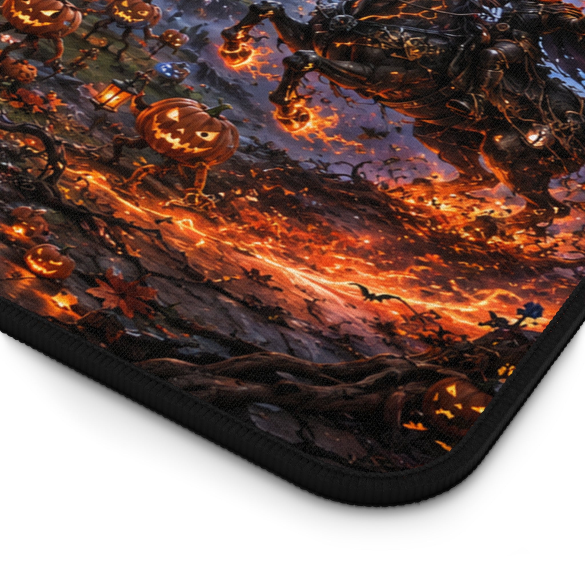 Fantasy Portal Desk Mat — Spooky Halloween Haunted Castle Gaming Mouse Pad