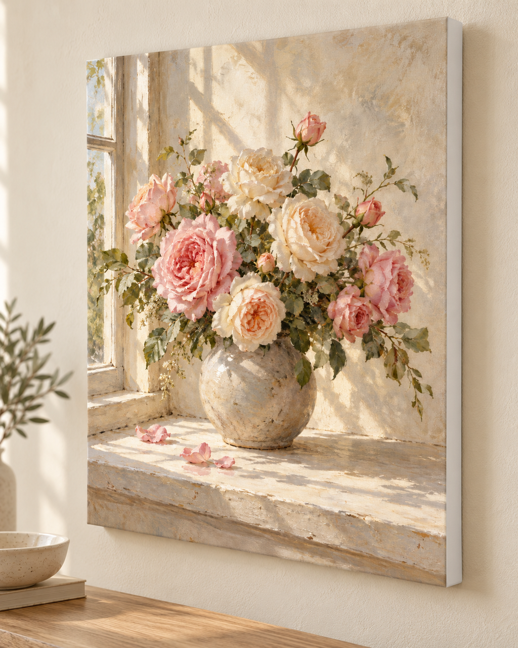 Roses on the Windowsill