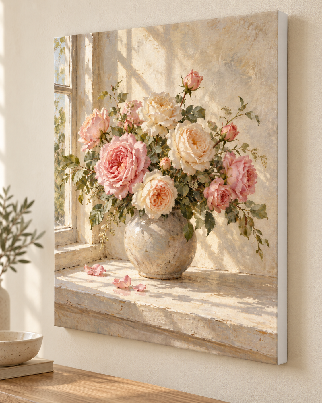 Roses on the Windowsill