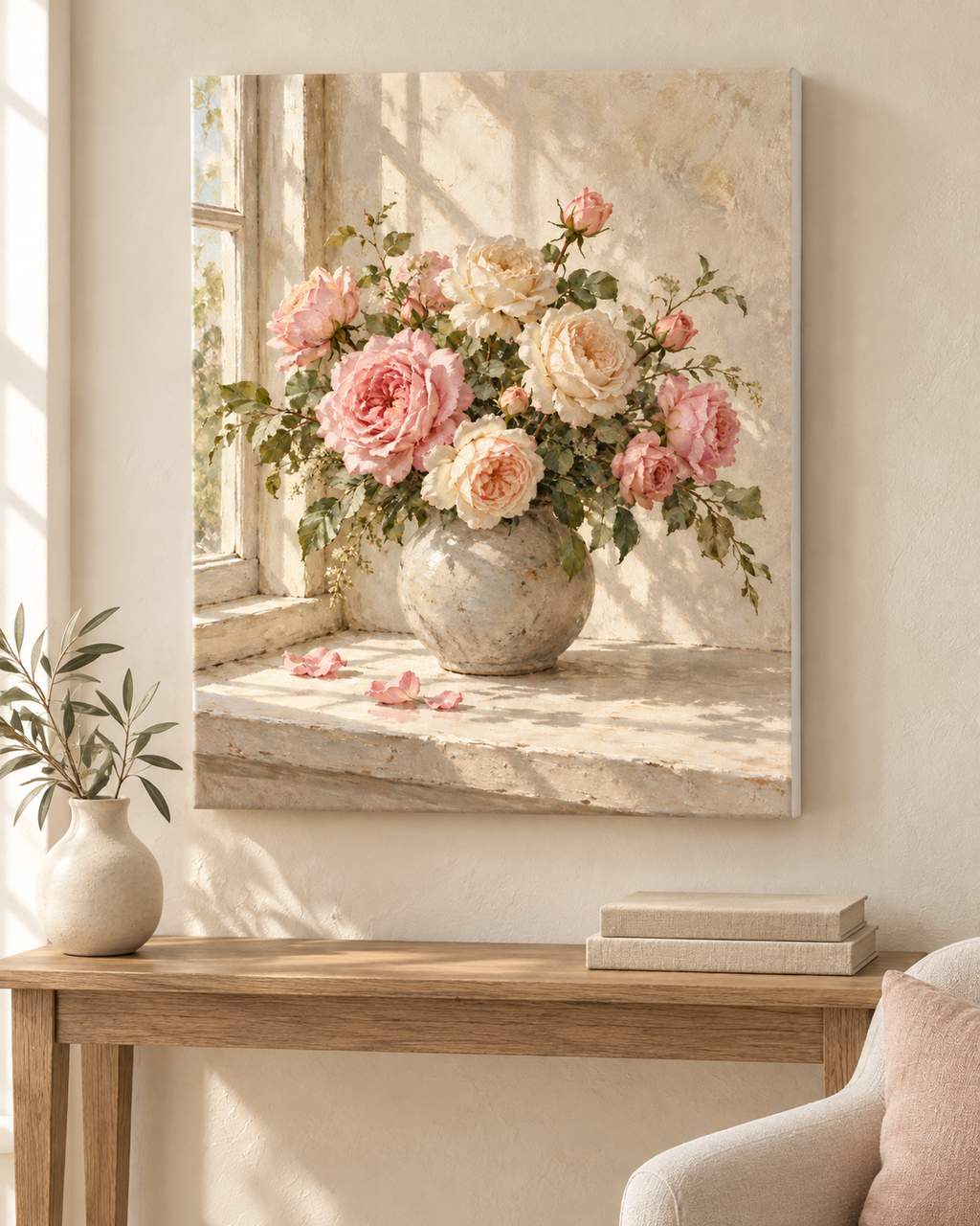 Roses on the Windowsill