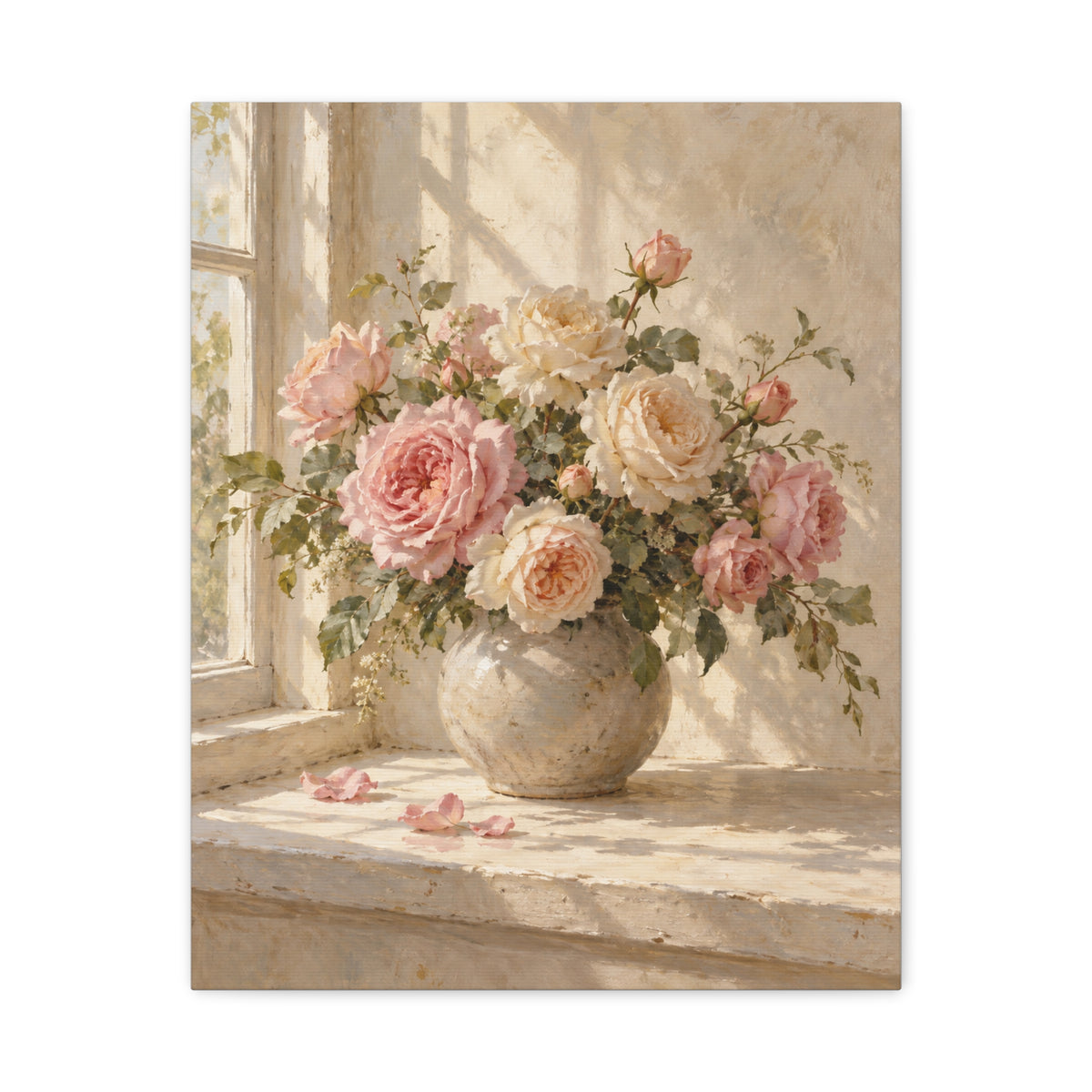 Roses on the Windowsill