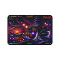 Retro Arcade Shoot 'Em Up Gaming Desk Mat — Vintage Pixel Battlefield Design
